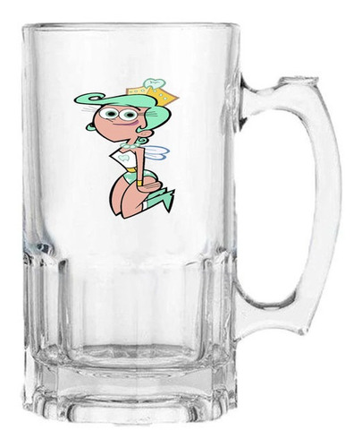 Vaso Cervecero Dibujos Animados P2 Transparente E271