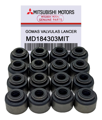 Gomas Valvulas Lancer Touring Cb4-ck4 16 Pcs