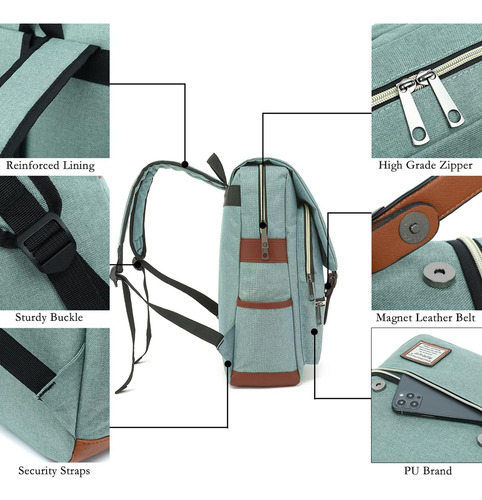 Ugrace Mochila Delgada Para Computadora Portátil De Negocios