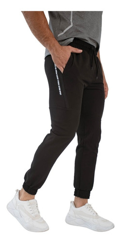 Pantalon Deportivo Microfibra Urban Luxury Cierre Largo