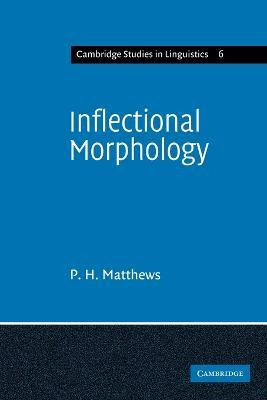 Libro Inflectional Morphology : A Theoretical Study Based...