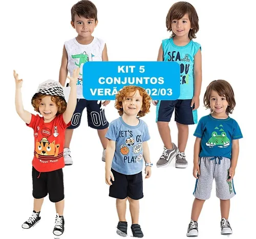 Moda infantil best sale masculina 2019