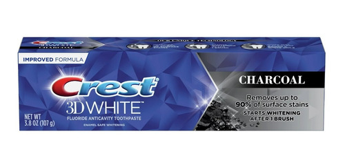 Pasta De Dientes Crest 3d White Charcoal 107g Americana