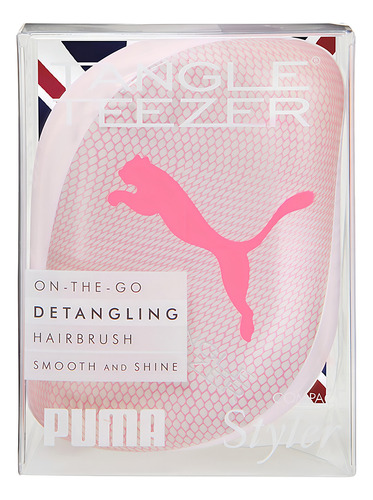 Cepillo Tangle Teezer Rts Compact Styler Neon Pink Puma Color Rosa