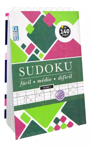 Kit 2 Livros SUDOKU 650 Jogos e SUDOKU 230 Jogos Passatempo Sudoku 880 Jogos