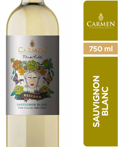 Vino Carmen Reserva Frida Kahlo Sauvignon Blanc 750cc