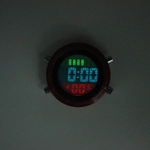 Mini Reloj De Motocicleta Reloj Impermeable Reloj Rojo