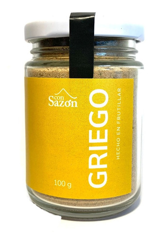 Sazon Griego Con Sazón Condimento Premium 100% Natural