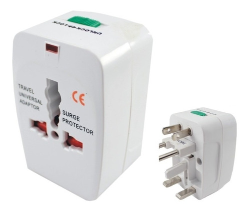 Adaptador Clavija Universal Viaje Europa Americano Britanico