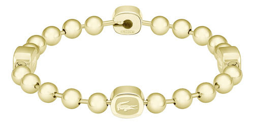 Pulsera Lacoste Vigor Hombre 2040409 Acero Dorado