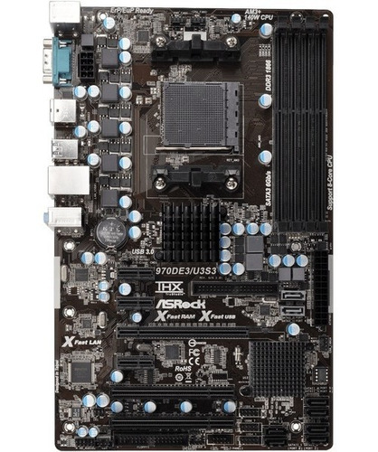 Placa Madre Asrock 970de3/u3s3 Am3/am3+ (Reacondicionado)