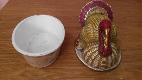 Pavo Real De Ceramica Unico