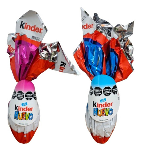 Promoción 2 Huevos De Pascua Kinder Gran Sorpresa 150 Gr