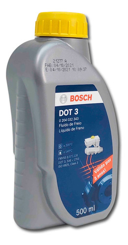 Liga Liquido Fluido Freno Dot 3 Original Bosch 500ml