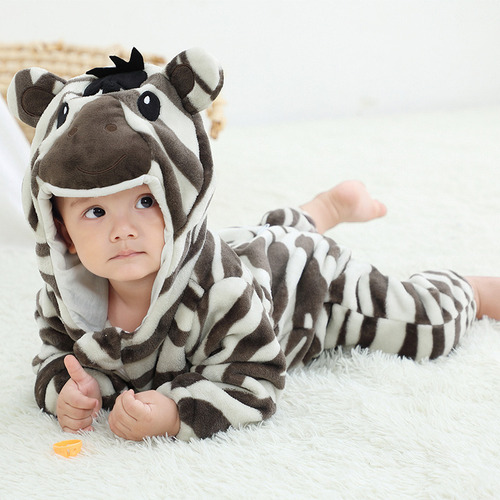 Mameluco De Unicornio De Franela Para Bebés Y Niños Pequeños