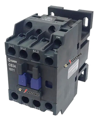 Contactor Trifasico Baw 12 Amper 24v 220v 380v 12a 1na+1nc