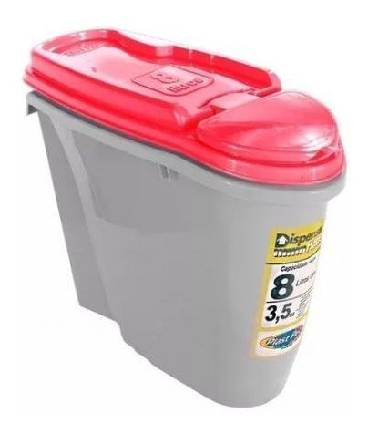 Imagem 3 de 6 de Porta Ração Dispenser Home Plast Pet 8l