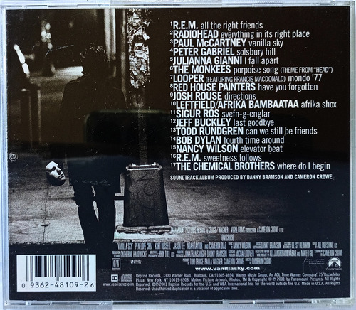 Cd Vanilla Sky Radiohead R. E. M. Paul Mccartney Bob Dylan (Usado)