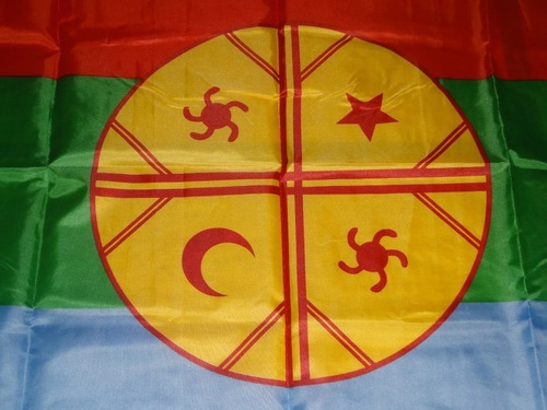 Bandera Mapuche Mediana 90 X 145cms