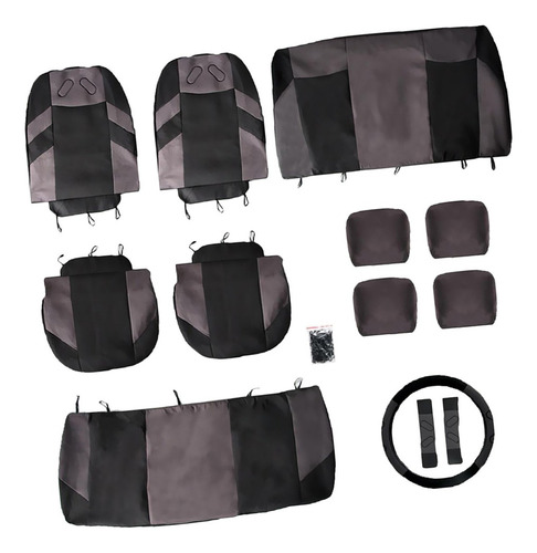 13x Funda Completa De Asiento Apoyacabeza Tapete Set