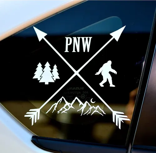 Minglewood Trading Calcomanía De Vinilo Mudflap Bigfoot