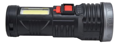 Linterna Led Cob, Luz Lateral Con Carga Usb, Ultrabrillante