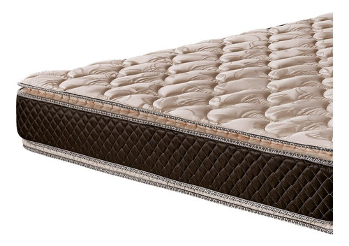 Imagen 2 de 4 de Colchón Queen de espuma Cannon Espuma Exclusive beige y marrón - 160cm x 200cm x 29cm con doble pillow top