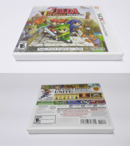 The Legend Of Zelda Tri Force Heroes Usa Nintendo 3ds