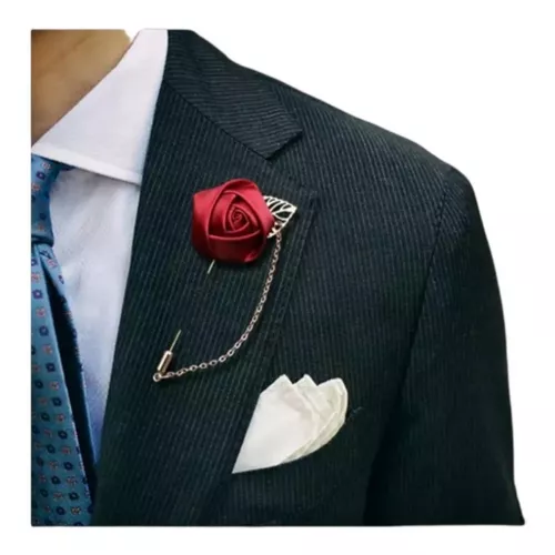 Trajes de hombre Accesorios, Cadena colgante de solapa, Cadena de PIN de  solapa, Broche de traje