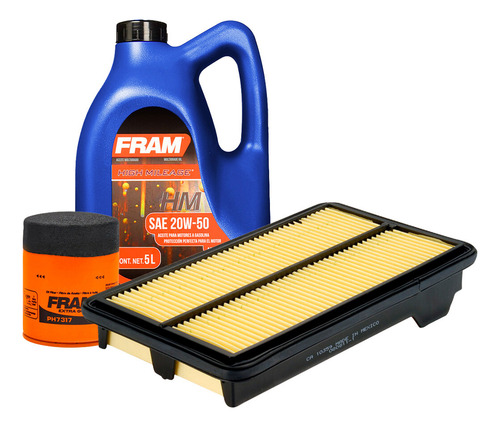 Aceite Mineral 20w50 + 2 Filtros Csx L4 2.0l 07 A 11 Fram