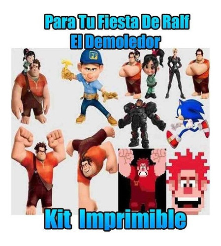 Kit Imprimible   Fiesta De Ralf El Demoledor