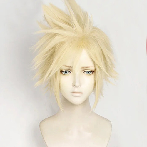 Peluca De Pelo Final Vii Ff7 Ff Vii Cloud Strife, Rubia Dora