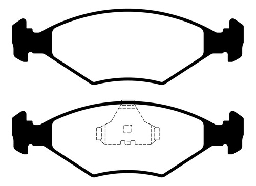 Pastillas De Freno Para Volkswagen Gol 0 1.9 Sd 03/18 Litton