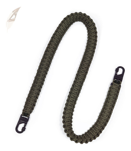 Bandoleira 2 Pontas Paracord Pegasus - Verde Oliva