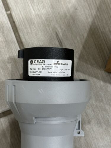 Cooper Cw430p5w Plug Pin & Sleeve 30a 600v 3ph 3p4 Yyh