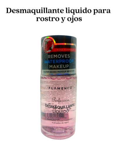 Desmaquillante Liquido Rostro Cara Flamenco