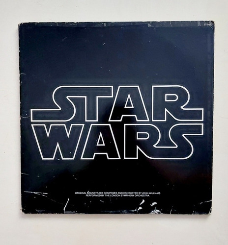 Lp Vinilo Stars Wars Vintage Año 1977 Vinilo Doble Insert 