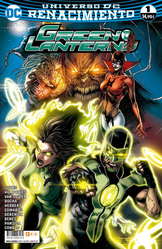 Ecc España - Green Lanterns #1 - Dc Renacimiento - Nuevo!!!