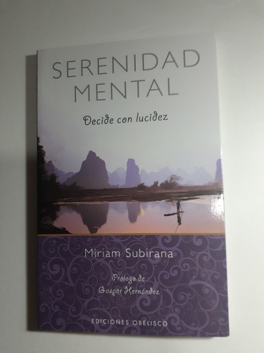 Libro.  Serenidad Mental - Miriam Subirana.