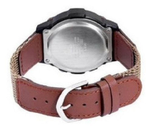 Reloj Casio Modelo W-89 Correa De Lona Cafe