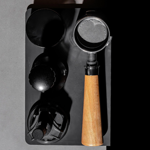 Mango Ergonómico De Portafilter De Portafilter De 51 Madera