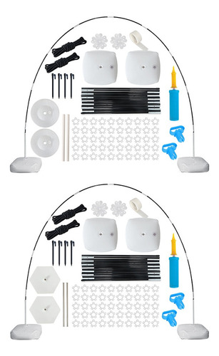 Kit De Soporte Para Arco De Globos Con Bolsa Rellenable De A