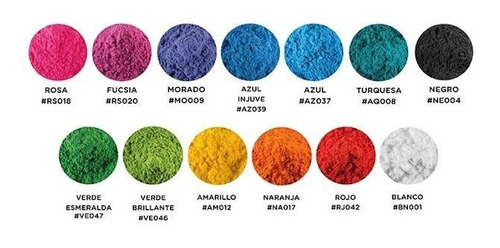 Pigmento Fluor En Polvo Para Resinas Epoxi 100cc