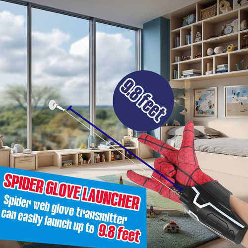Lanza Telarañas Spiderman Juego De Rol Infantil For Niños-a
