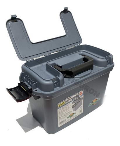 Imagen 2 de 3 de Caja Flambeau Estanca Seca Con Bandeja Gris 1499 Made In Usa