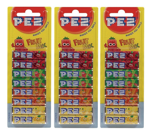 Pez Candy 3pack De Repuestos De Pastilas Y 8 Rollos Cada Uno