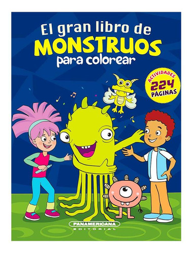 Libro El Gran Libro De Monstruos Para Colorear