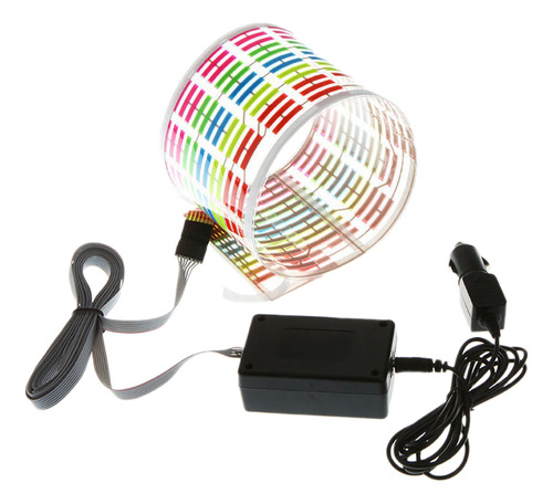 Ecualizador Led Para Parabrisas De Coche, 45 X 11 Cm, Activa