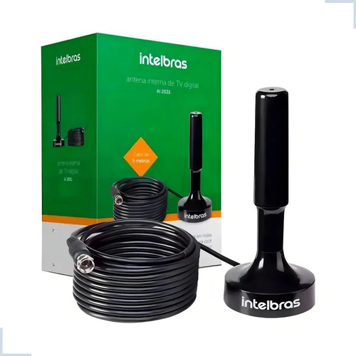 Antena Interna Tv Digital Ampliada 360 graus Televisão 2031