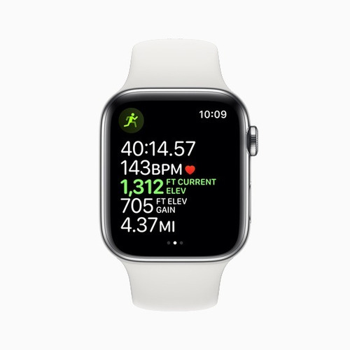 Imagen 2 de 4 de Apple Watch Series 5 40mm Celular + Gps Plata Mwwn2lz/a